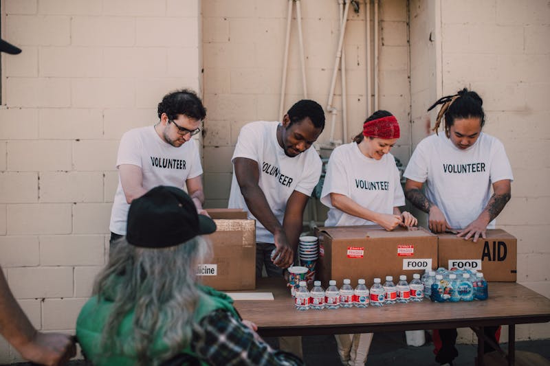 Carrying food donations